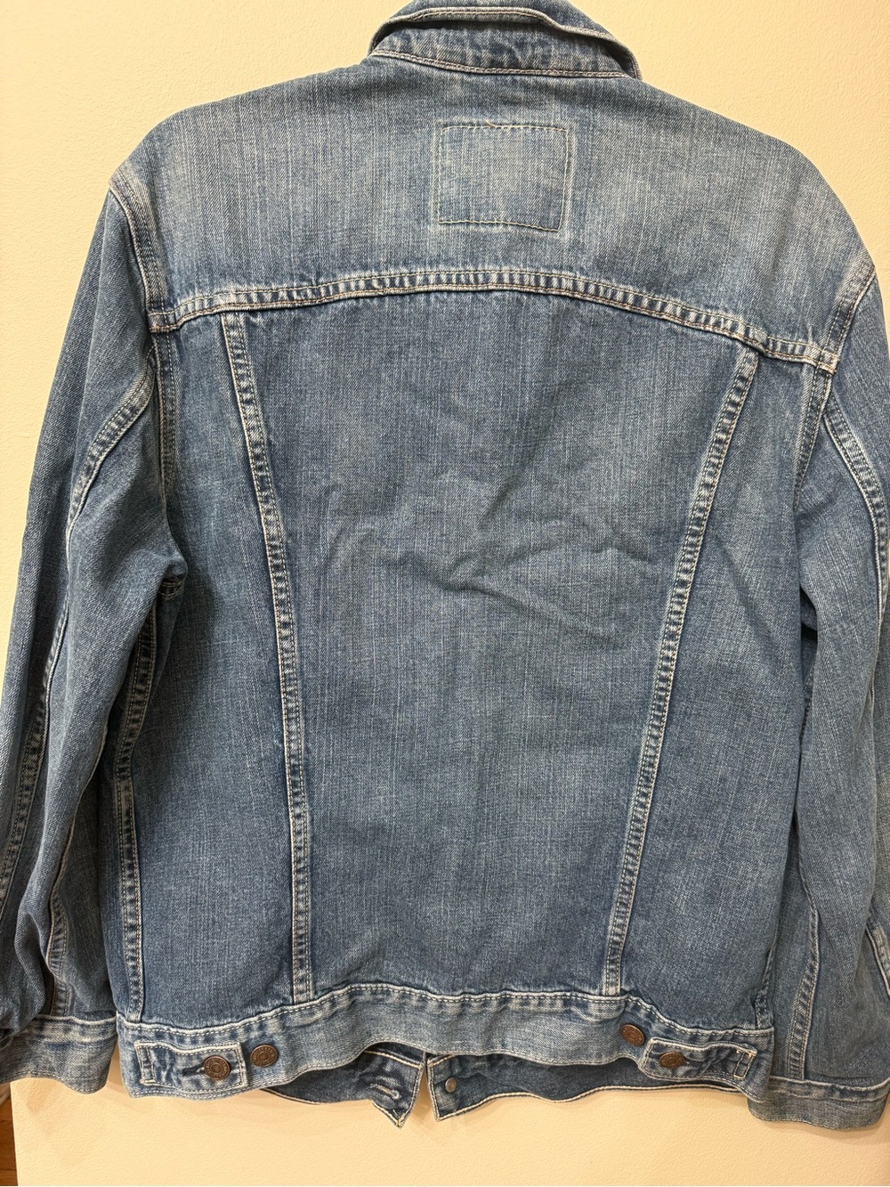 Levi's Men’s S Original Trucker Jean Jacket Classic Preppy Fall Cowboy Neutral - Picture 5 of 12